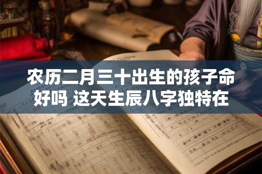 农历二月三十出生的孩子命好吗 这天生辰八字独特在哪