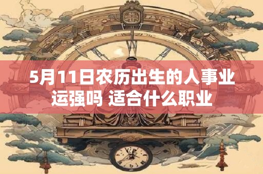 5月11日农历出生的人事业运强吗 适合什么职业