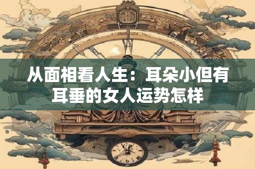 从面相看人生：耳朵小但有耳垂的女人运势怎样