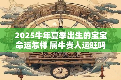 2025牛年夏季出生的宝宝命运怎样 属牛贵人运旺吗