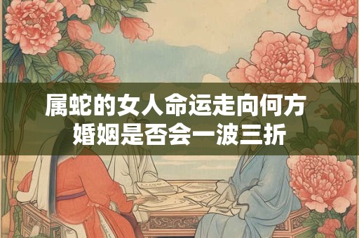 属蛇的女人命运走向何方 婚姻是否会一波三折