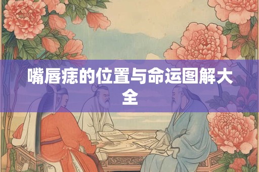 嘴唇痣的位置与命运图解大全