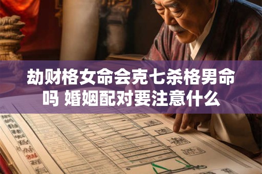 劫财格女命会克七杀格男命吗 婚姻配对要注意什么