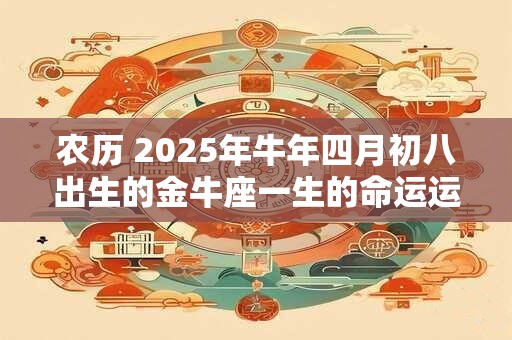 农历 2026年牛年四月初八出生的金牛座一生的命运运势如何