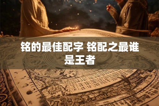 铭的最佳配字 铭配之最谁是王者