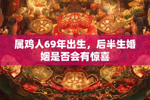 属鸡人69年出生，后半生婚姻是否会有惊喜
