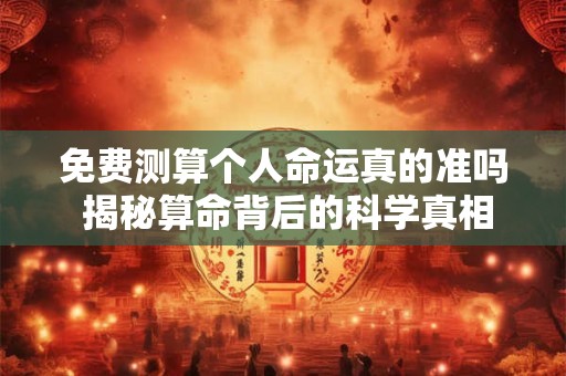 免费测算个人命运真的准吗 揭秘算命背后的科学真相