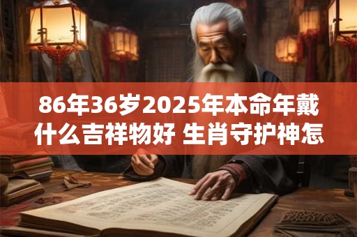 86年36岁2025年本命年戴什么吉祥物好 生肖守护神怎么选