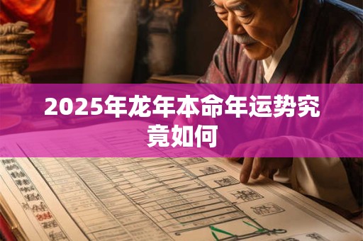 2025年龙年本命年运势究竟如何