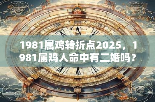 1981属鸡转折点2025，1981属鸡人命中有二婚吗？