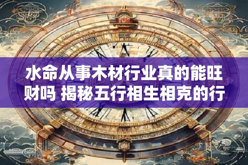 水命从事木材行业真的能旺财吗 揭秘五行相生相克的行业玄机