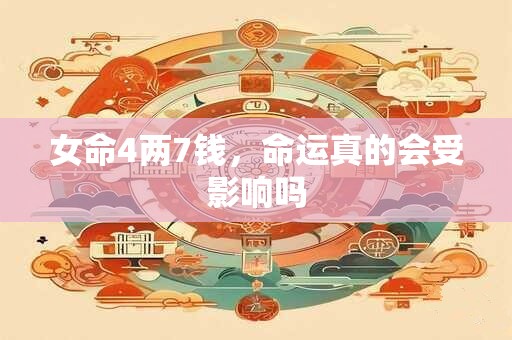 女命4两7钱，命运真的会受影响吗