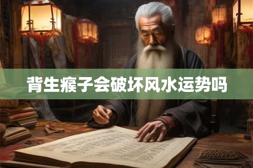 背生瘊子会破坏风水运势吗