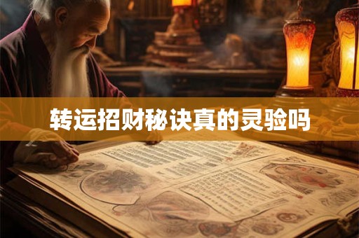 转运招财秘诀真的灵验吗