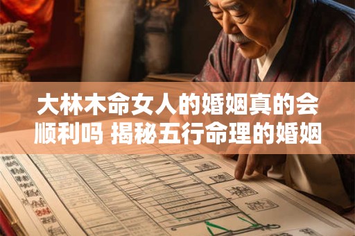 大林木命女人的婚姻真的会顺利吗 揭秘五行命理的婚姻玄机