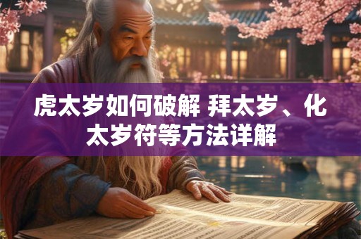虎太岁如何破解 拜太岁、化太岁符等方法详解
