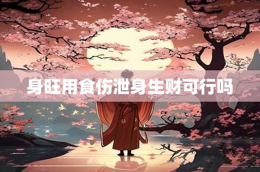 身旺用食伤泄身生财可行吗