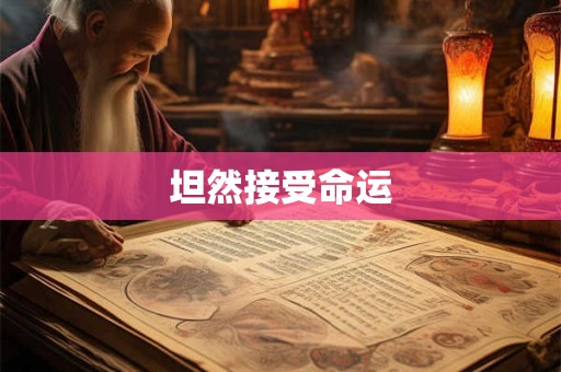 坦然接受命运