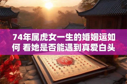 74年属虎女一生的婚姻运如何 看她是否能遇到真爱白头偕老