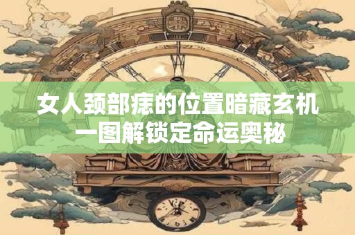 女人颈部痣的位置暗藏玄机 一图解锁定命运奥秘