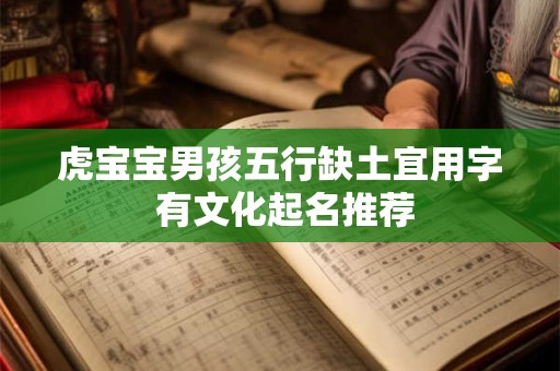 虎宝宝男孩五行缺土宜用字 有文化起名推荐 虎宝宝男孩五行缺土宜用字 有文化起名推荐
