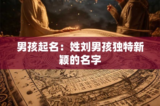 男孩起名：姓刘男孩独特新颖的名字