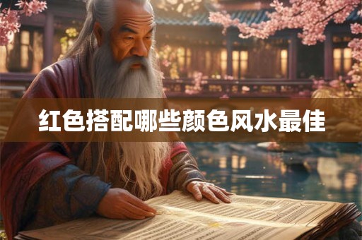 红色搭配哪些颜色风水最佳