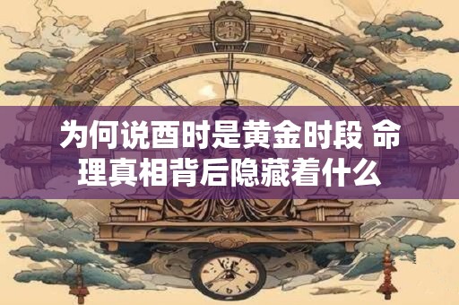 为何说酉时是黄金时段 命理真相背后隐藏着什么