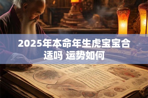 详细阅读:2025年本命年生虎宝宝合适吗 运势如何 2025年本命年生虎宝宝合适吗 运势如何