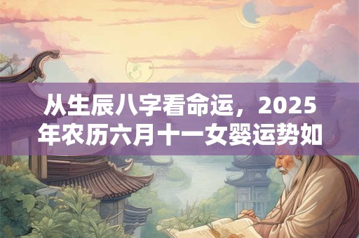 从生辰八字看命运，2025年农历六月十一女婴运势如何