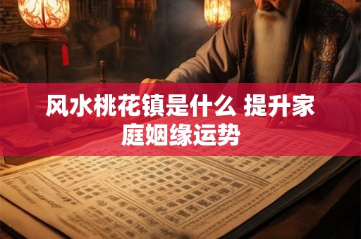 风水桃花镇是什么 提升家庭姻缘运势