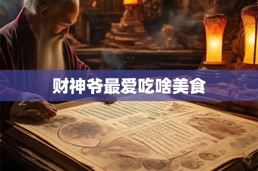 财神爷最爱吃啥美食