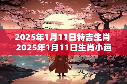 2025年1月11日特吉生肖 2025年1月11日生肖小运播报 2025年1月11日特吉生肖 2025年1月11日生肖小运播报