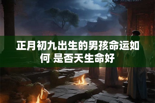 正月初九出生的男孩命运如何 是否天生命好