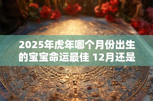 2025年虎年哪个月份出生的宝宝命运最佳 12月还是8月