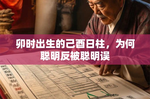 卯时出生的己酉日柱，为何聪明反被聪明误