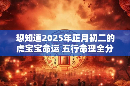 想知道2025年正月初二的虎宝宝命运 五行命理全分析