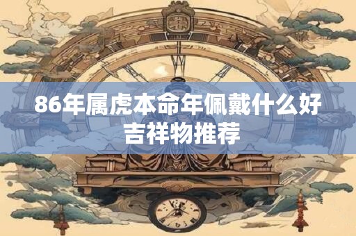 86年属虎本命年佩戴什么好 吉祥物推荐