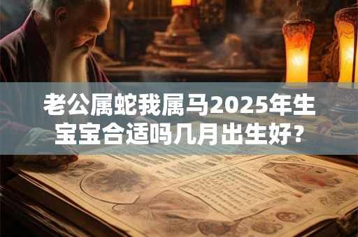 老公属蛇我属马2025年生宝宝合适吗几月出生好？