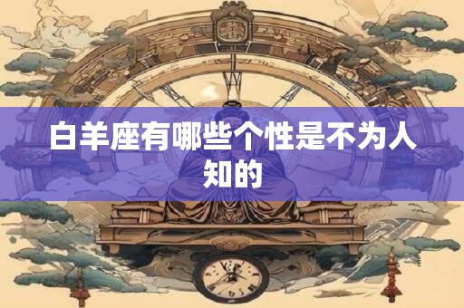 白羊座有哪些个性是不为人知的 白羊座有哪些个性是不为人知的