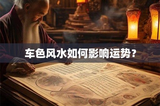 车色风水如何影响运势？