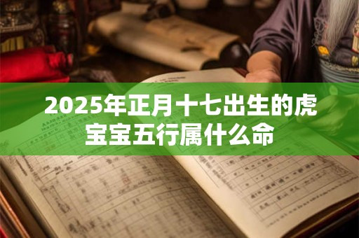 2025年正月十七出生的虎宝宝五行属什么命 2025年正月十七出生的虎宝宝五行属什么命