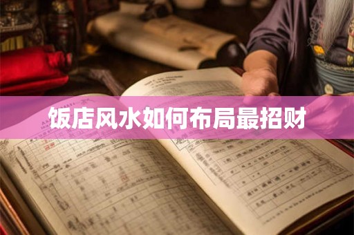 饭店风水如何布局最招财