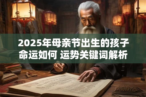 2025年母亲节出生的孩子命运如何 运势关键词解析