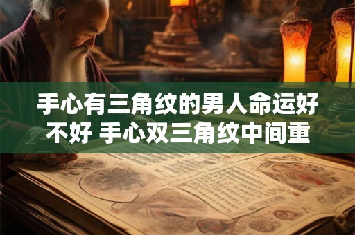 手心有三角纹的男人命运好不好 手心双三角纹中间重叠好不好