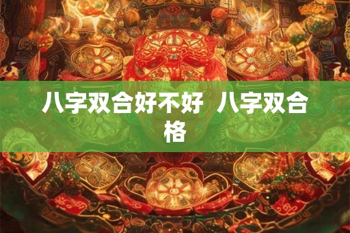 八字双合好不好 八字双合格 八字双合好不好 八字双合格