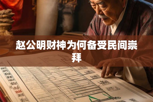赵公明财神为何备受民间崇拜