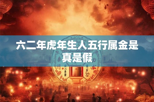 六二年虎年生人五行属金是真是假