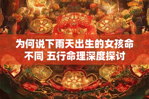 为何说下雨天出生的女孩命不同 五行命理深度探讨
