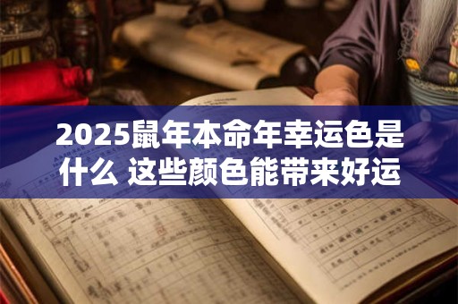 2025鼠年本命年幸运色是什么 这些颜色能带来好运吗